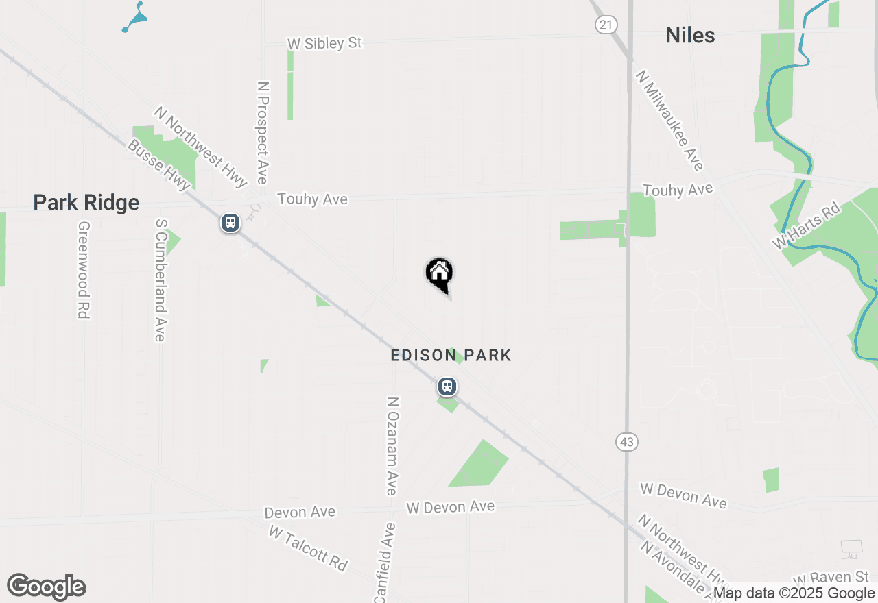 Map of 6919 N Overhill Avenue, Chicago, IL 60631