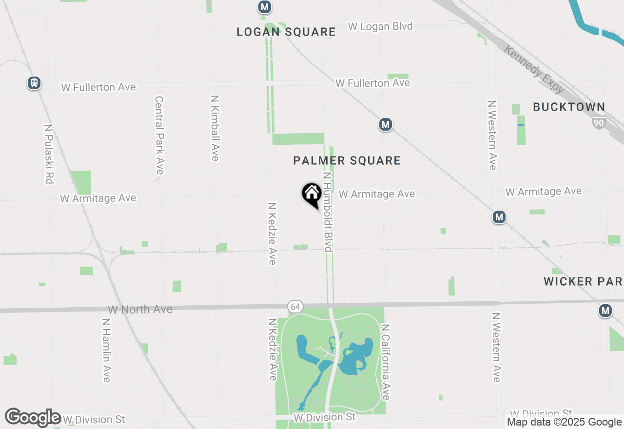 Map of 1917 N Whipple Street, Chicago, IL 60647