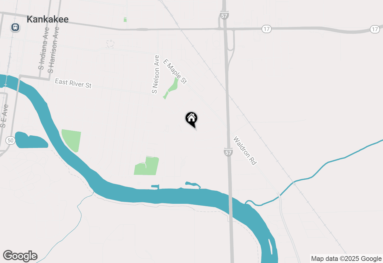 Map of 895 Country Club Drive, Kankakee, IL 60901