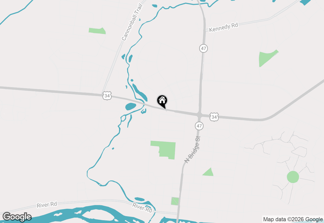 Map of 227 Hillcrest Avenue #A, Yorkville, IL 60560