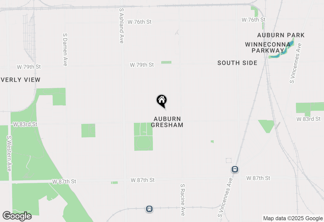 Map of 8211 S Ada Street #1, Chicago, IL 60620