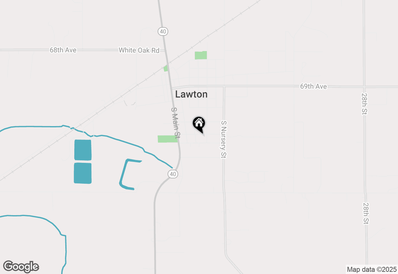 Map of 402 Durkee Street, Lawton, MI 49065