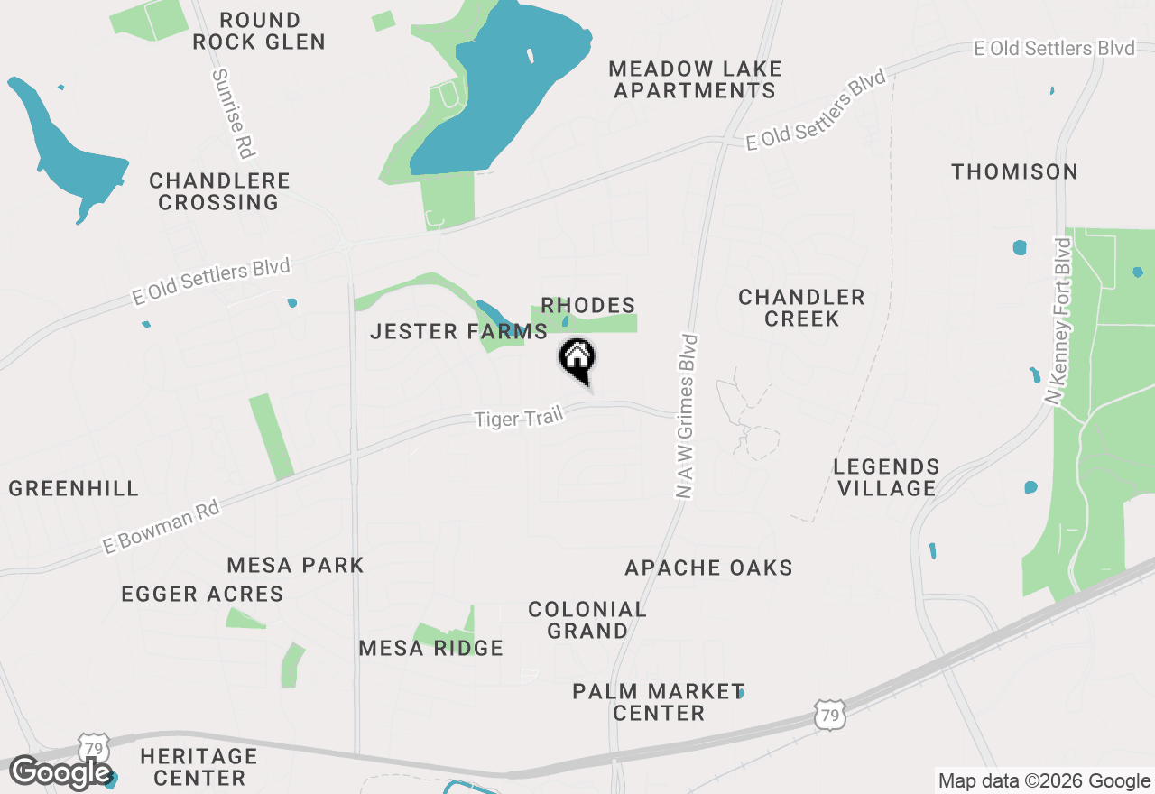 Map of 1702 Matagorda Dr, Round Rock, TX 78664