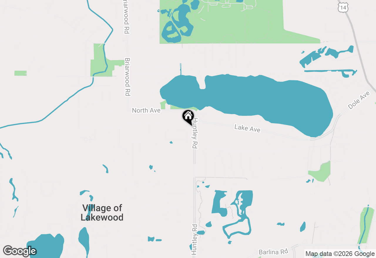 Map of 8690 Shade Tree Circle, Lakewood, IL 60014