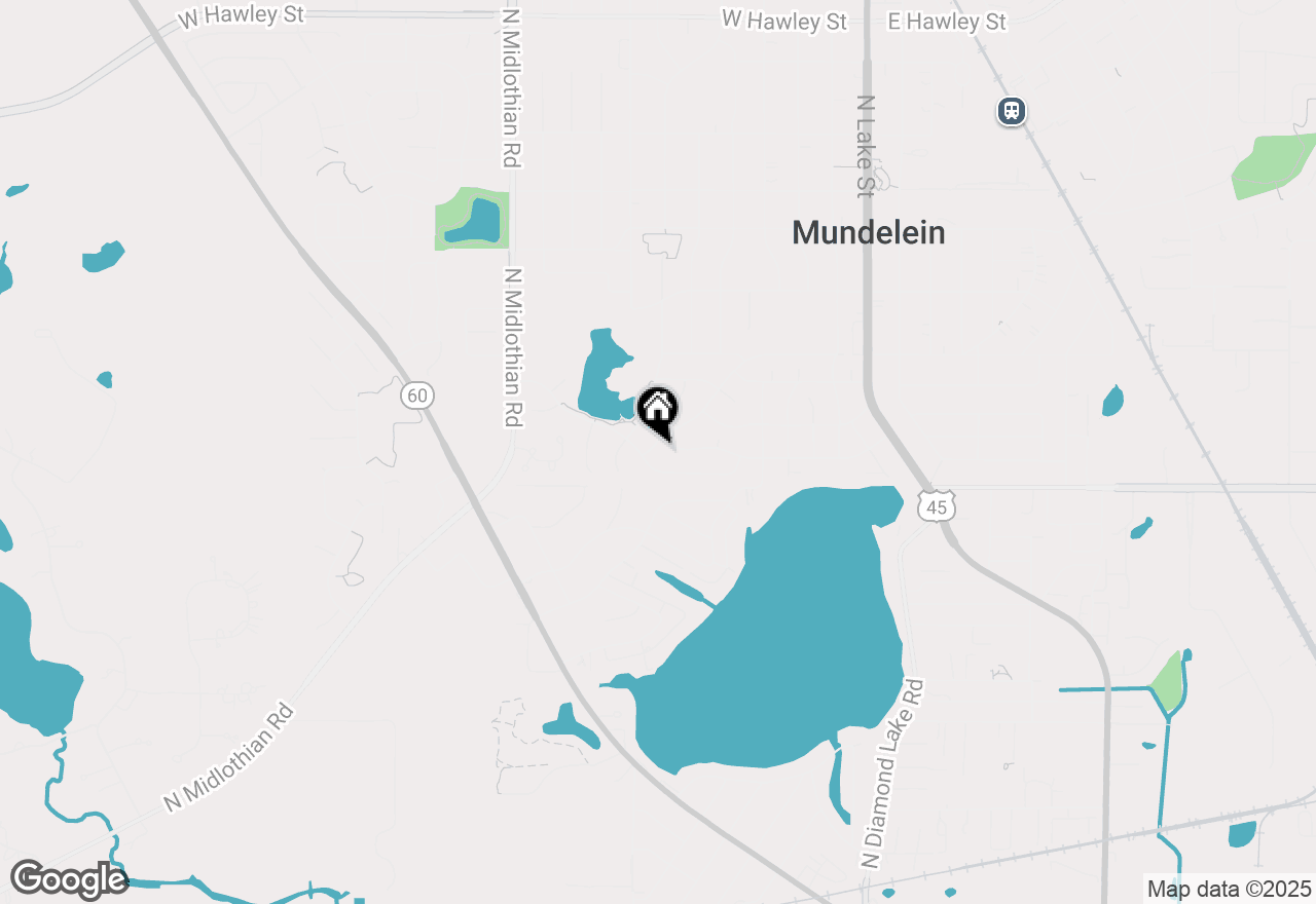 Map of 521 W Hawthorne Boulevard, Mundelein, IL 60060