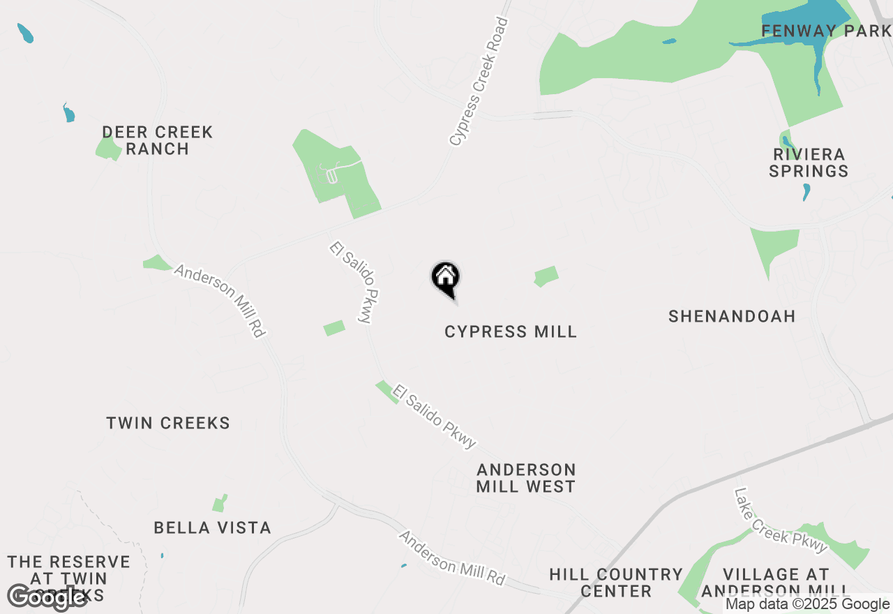 Map of 1704 Old Mill Rd, Cedar Park, TX 78613