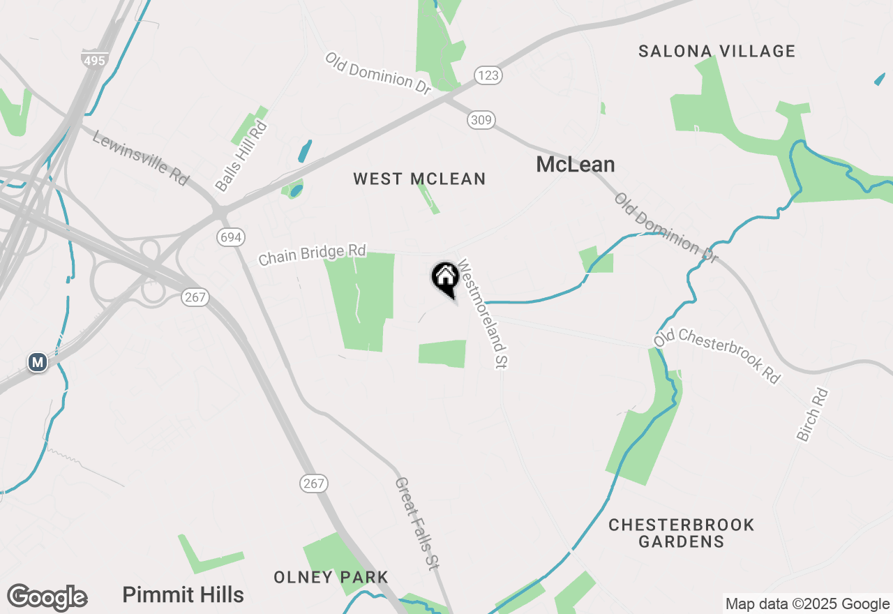 Map of 7013 Alicent Place, Mclean, VA 22101