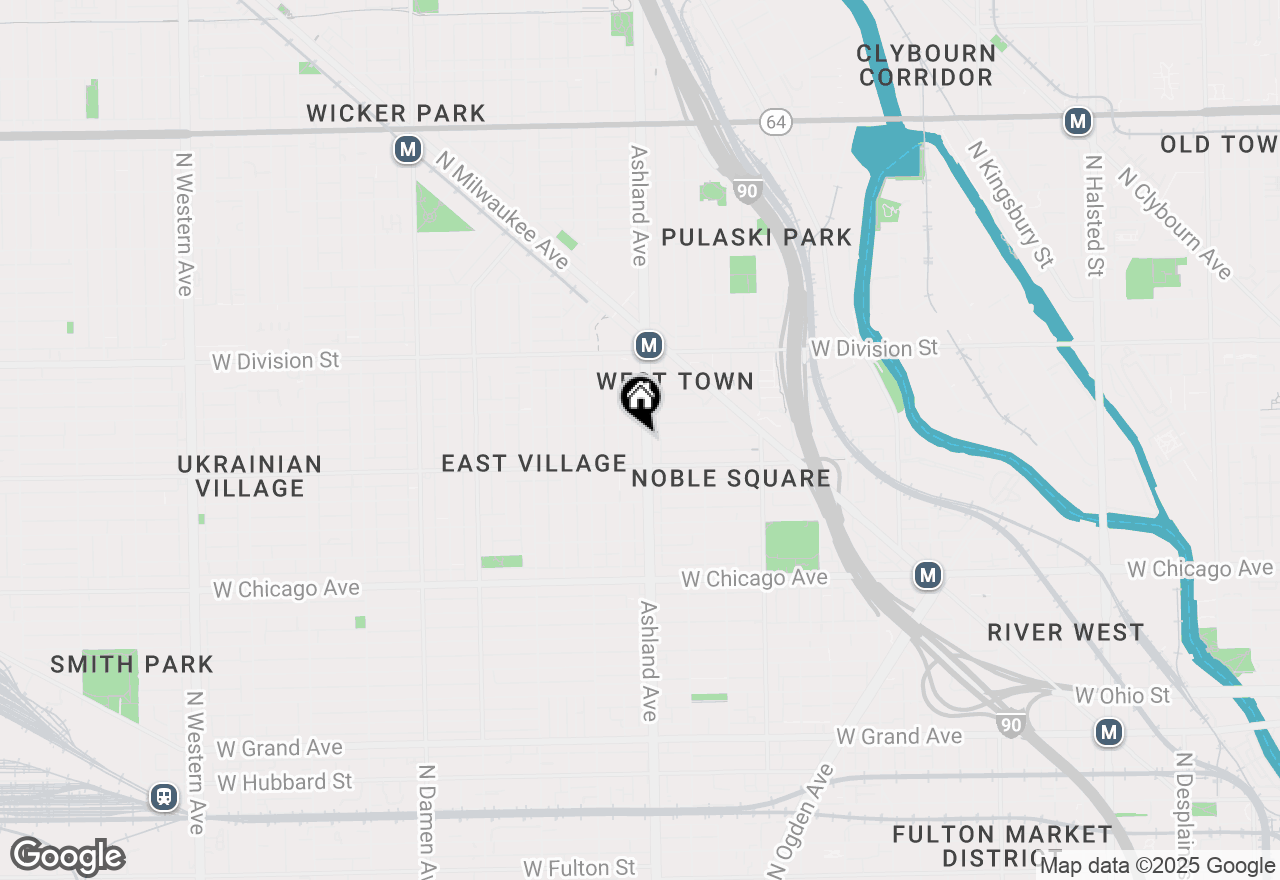 Map of 1026 N Ashland Avenue, Chicago, IL 60622