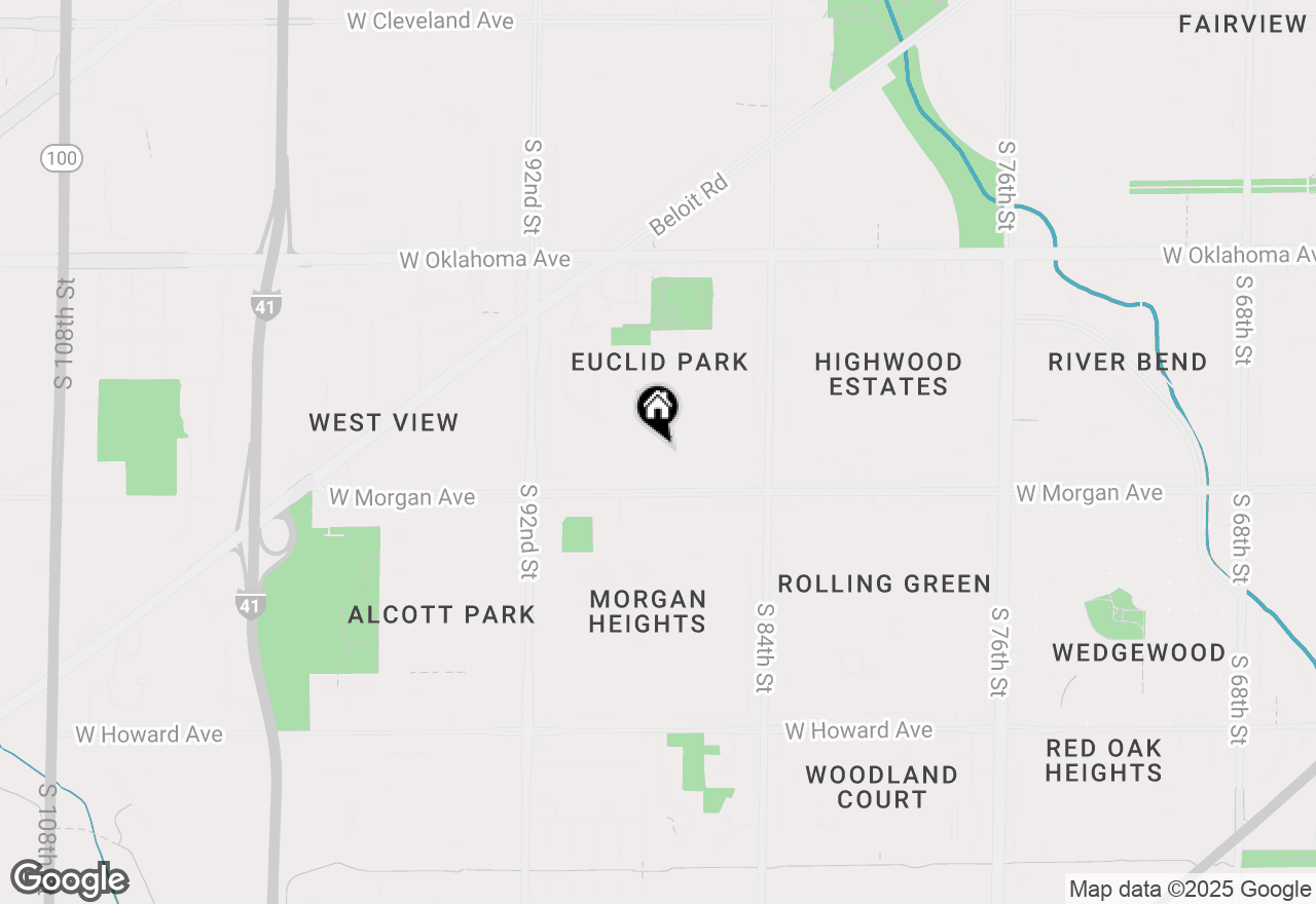 Map of 3422 S 88th St, Milwaukee, WI 53227