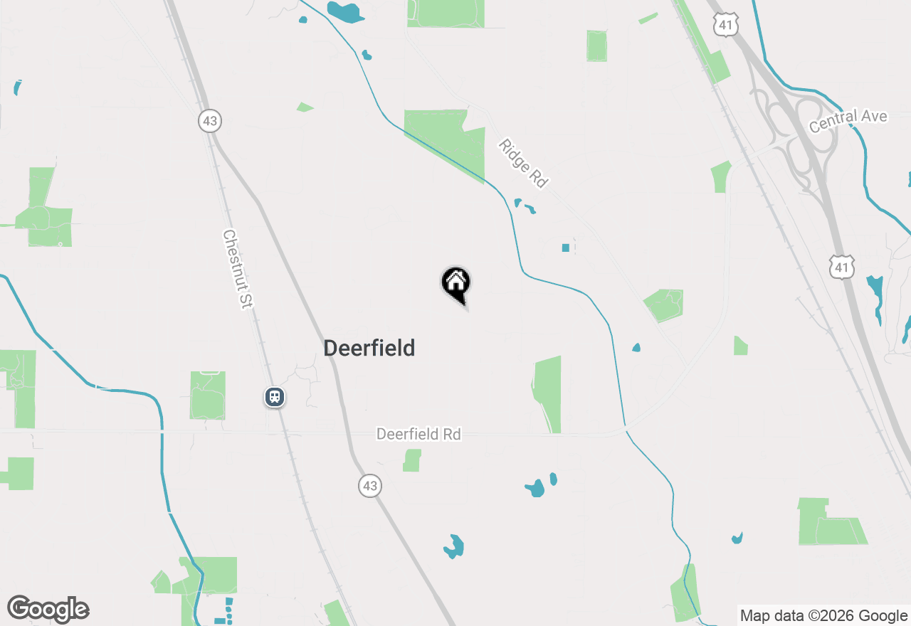 Map of 1103 Kenton Road, Deerfield, IL 60015