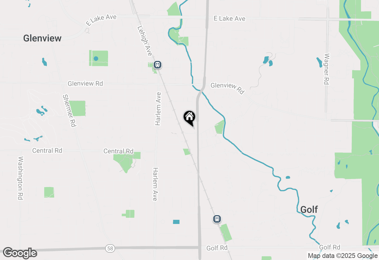 Map of 702 Waukegan Road #A207, Glenview, IL 60025