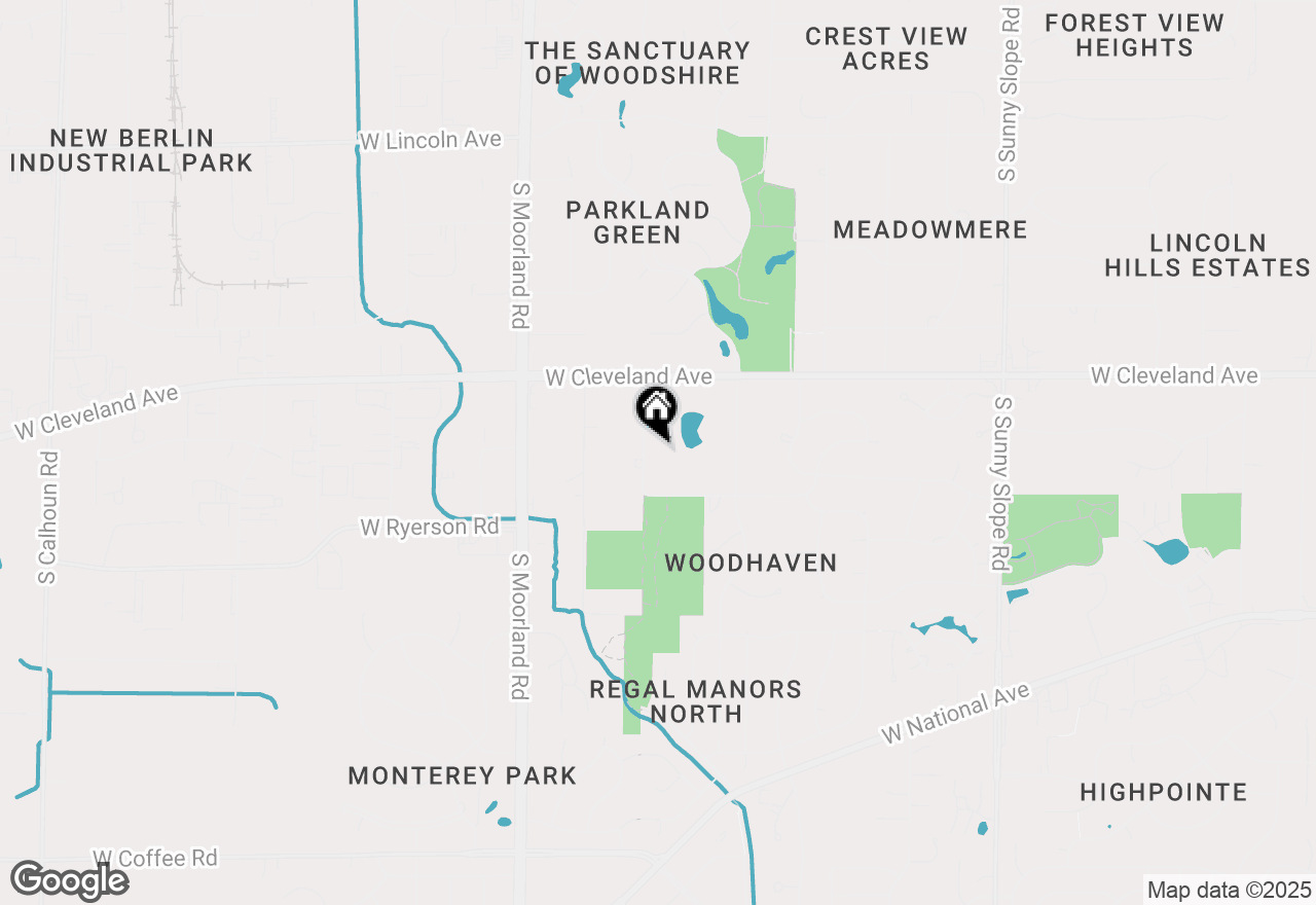 Map of 2820 S 152nd St, New Berlin, WI 53151