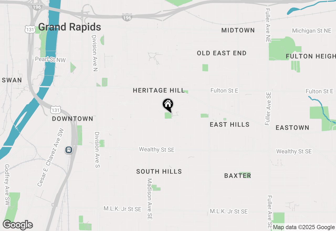 Map of 505 Cherry Street Se #504, Grand Rapids, MI 49503