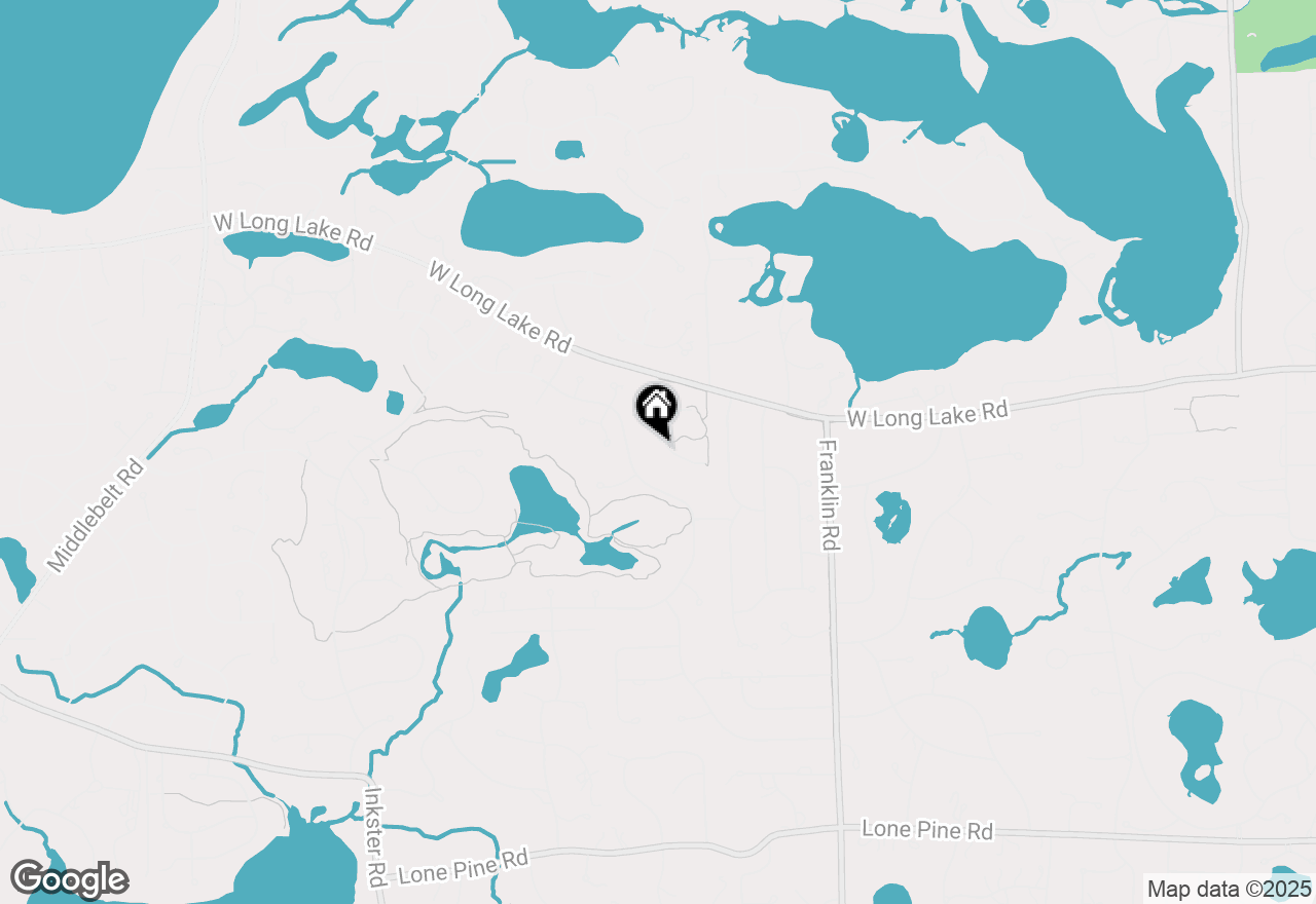 Map of 3278 Baron Drive, Bloomfield Hills, MI 48302