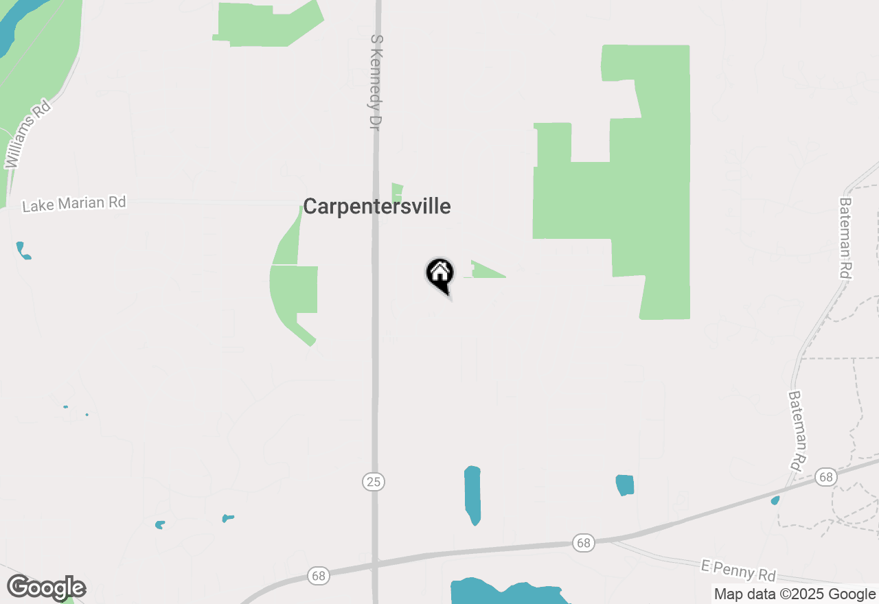Map of 211 Tee Road, Carpentersville, IL 60110