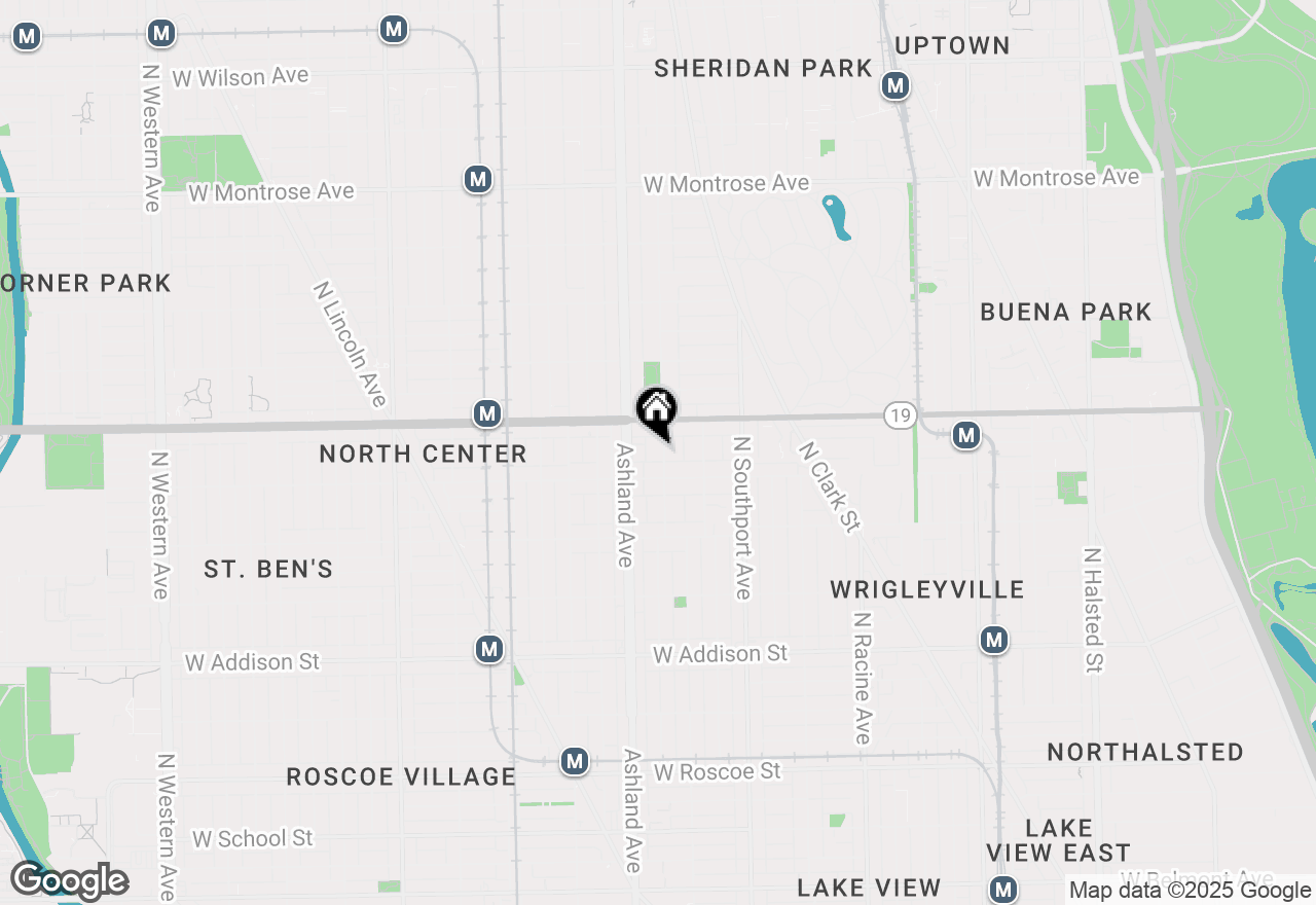 Map of 3926 N Greenview Avenue, Chicago, IL 60613