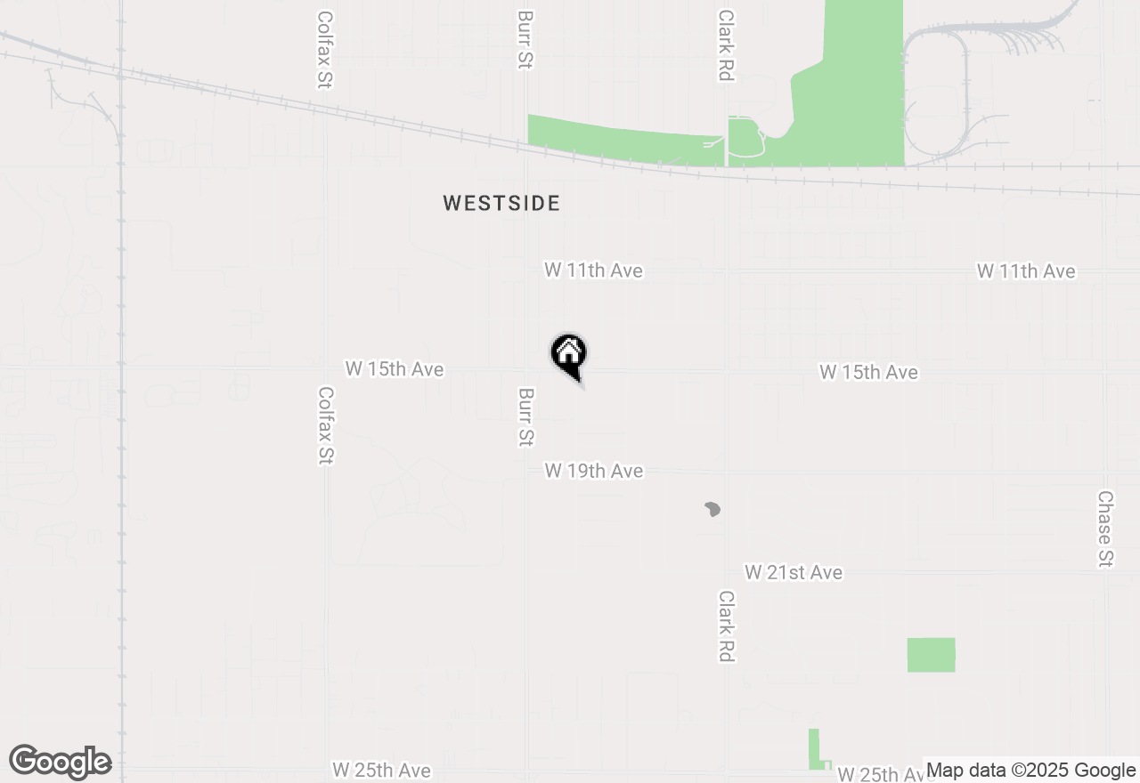 Map of 1528 Hanley Street, Gary, IN 46406