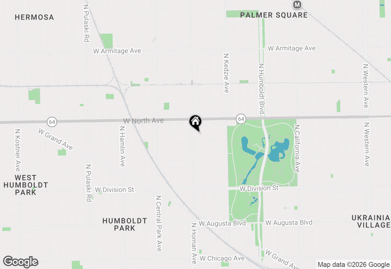 Map of 3348 W Le Moyne Street, Chicago, IL 60651