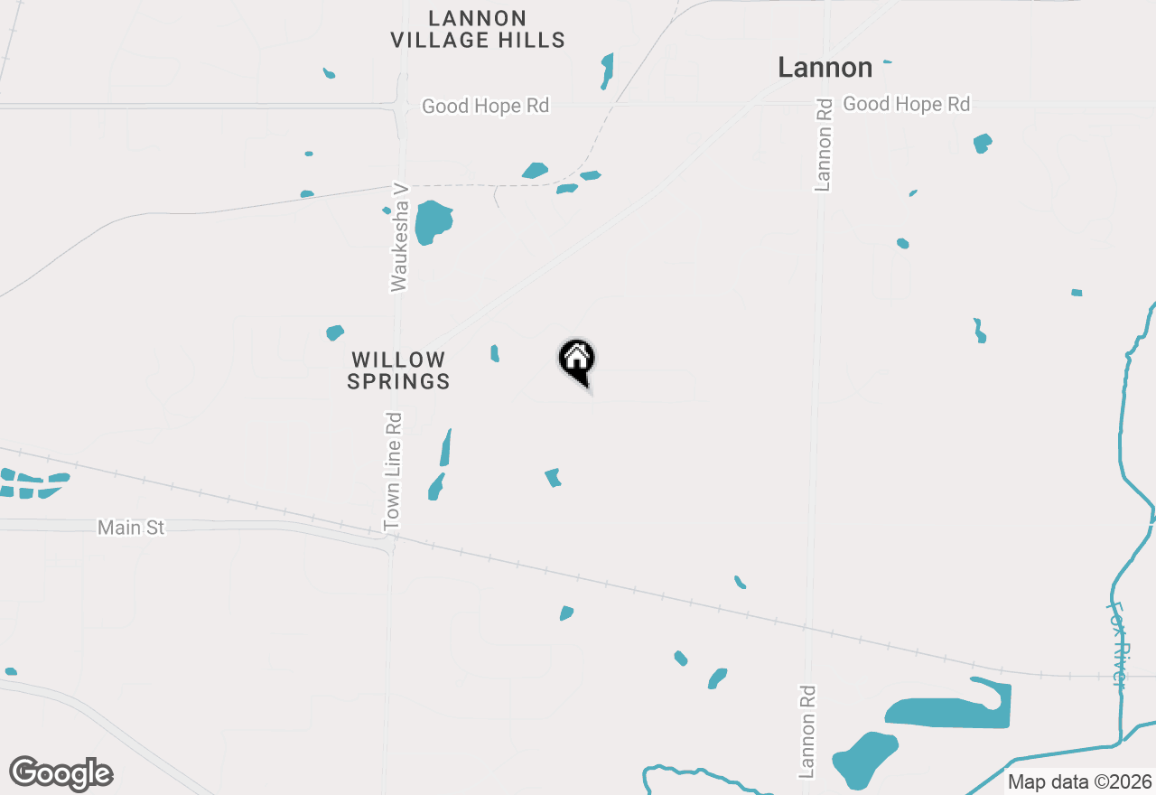 Map of N66W21324 Sagebrush Dr, Menomonee Falls, WI 53051