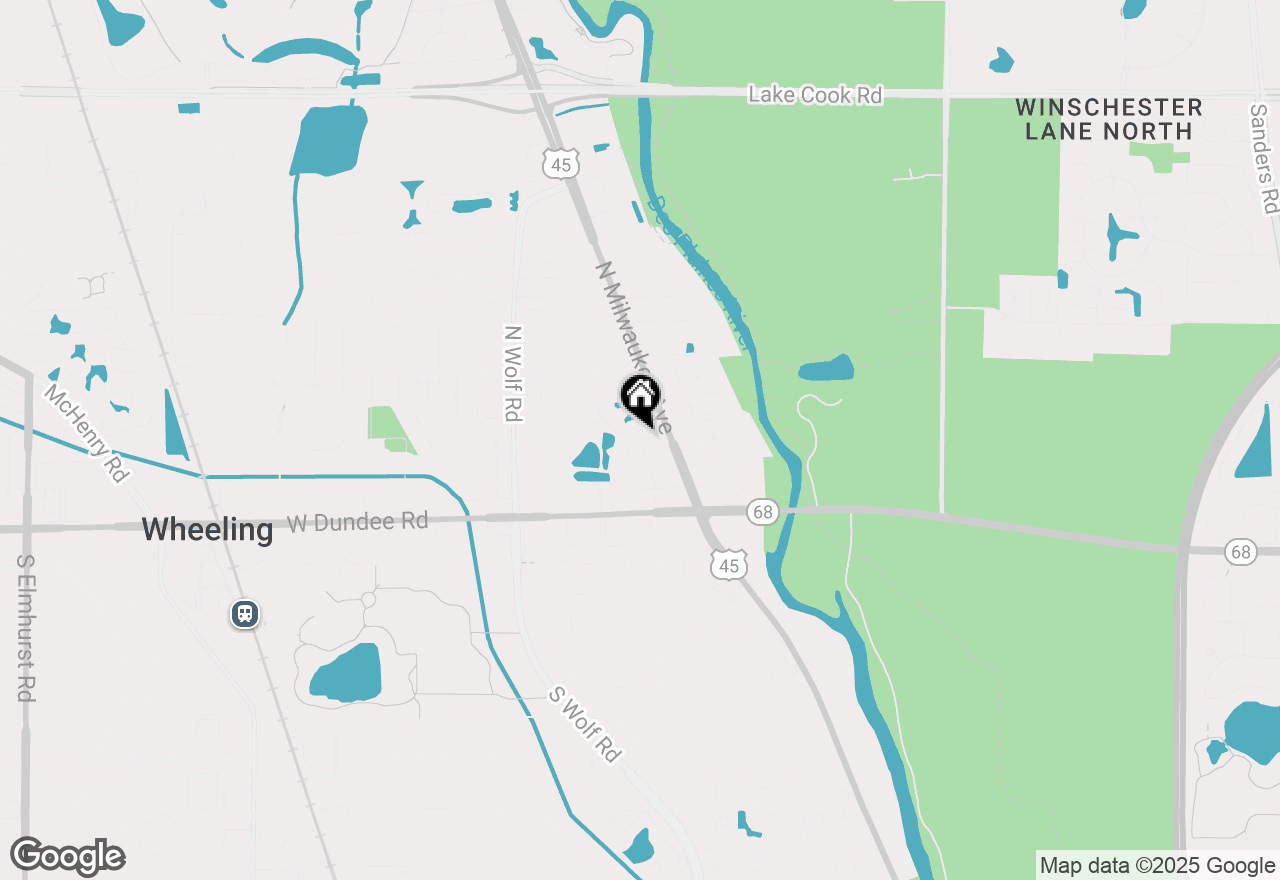 Map of 190 Milwaukee Avenue #606, Wheeling, IL 60090