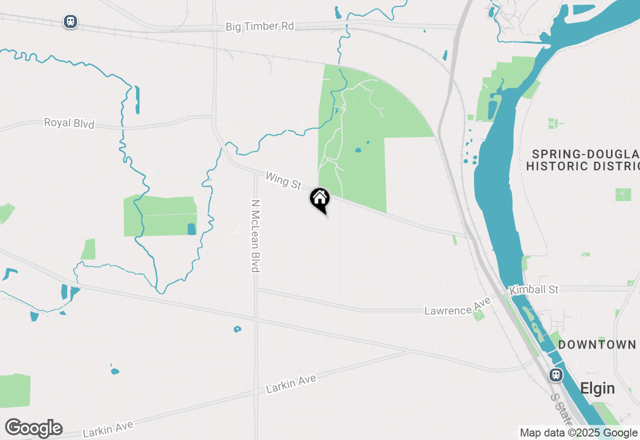 Map of 519 N Aldine Street, Elgin, IL 60123