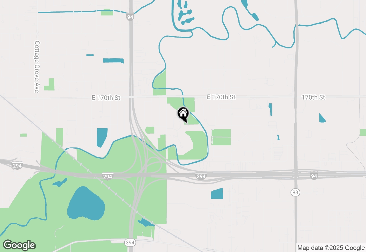 Map of 17201 Bennett Avenue, South Holland, IL 60473