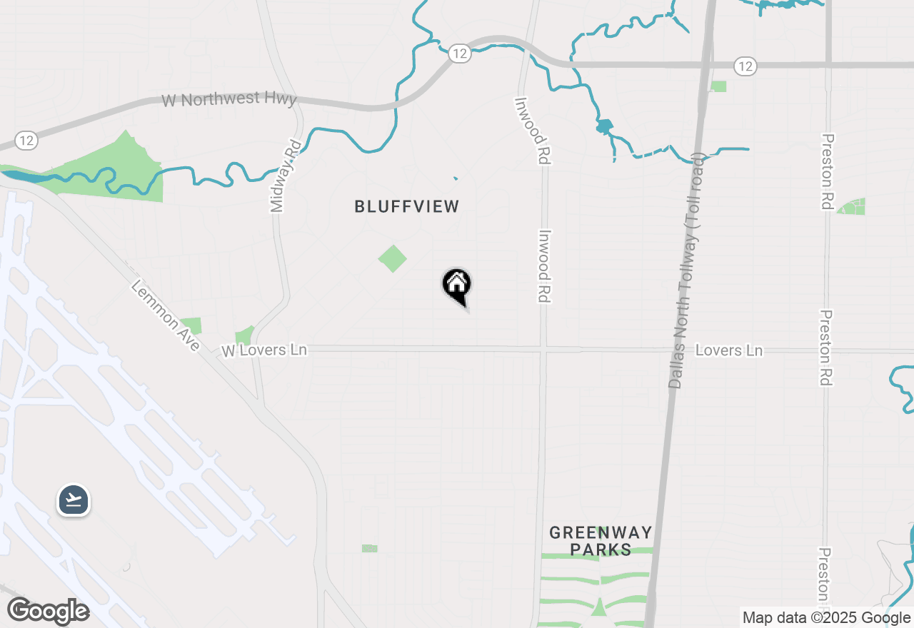 Map of 4906 Stanford Avenue, Dallas, TX 75209