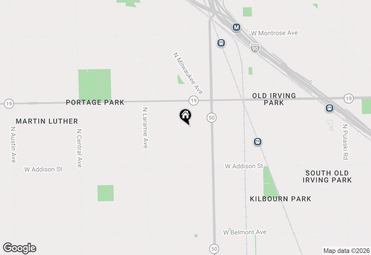 Map of 4933 W Berenice Avenue #2, Chicago, IL 60641