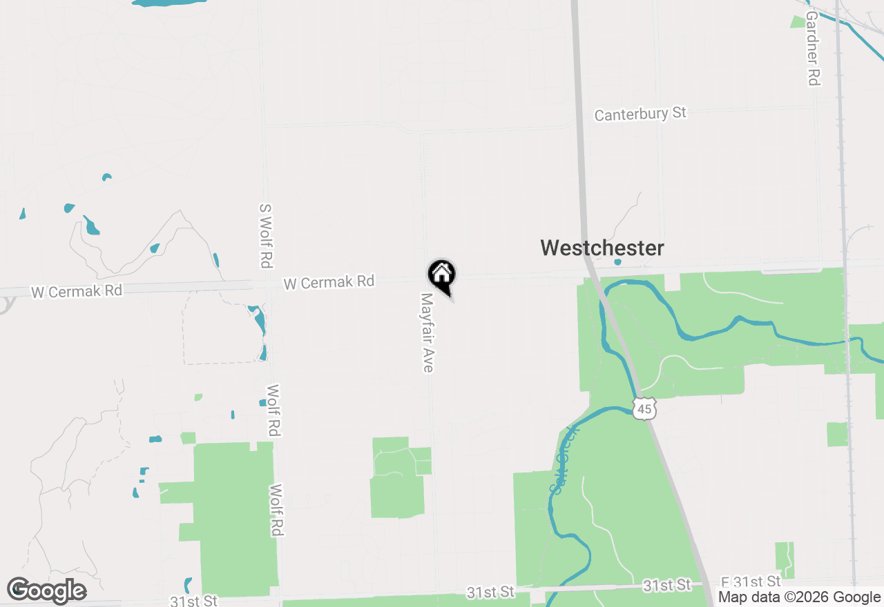 Map of 2230 Kensington Avenue, Westchester, IL 60154