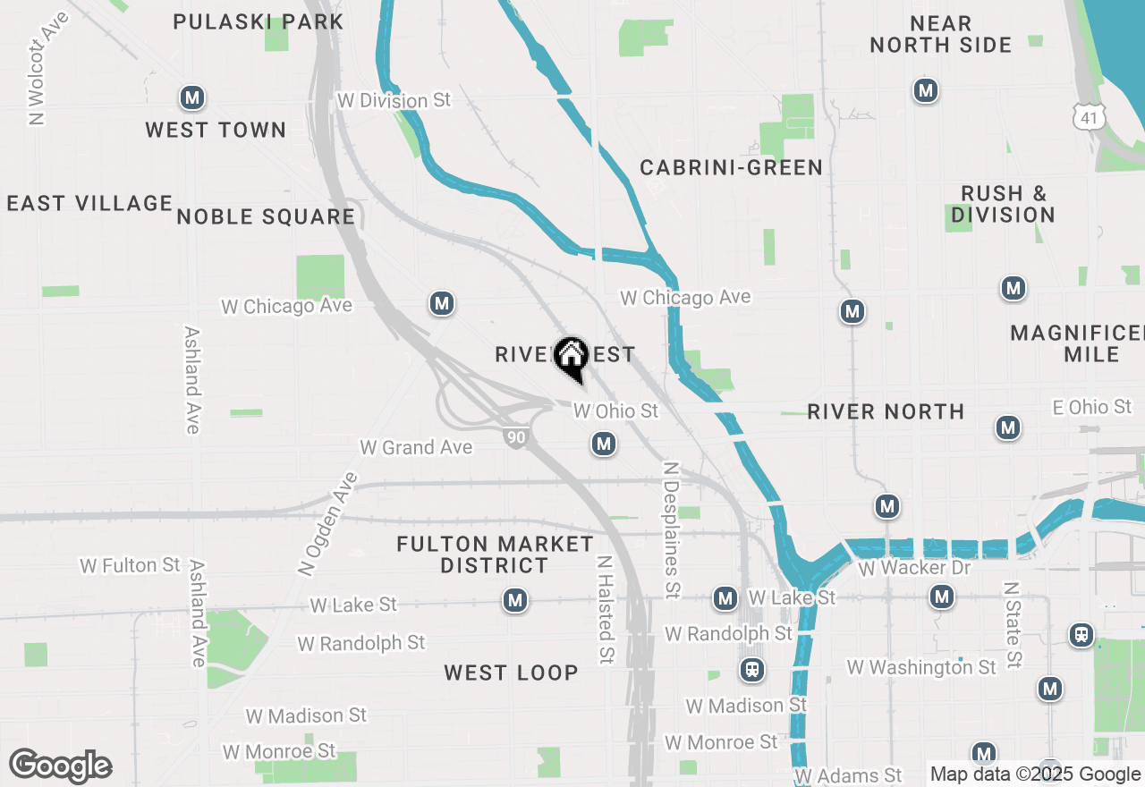 Map of 855 W Erie Street #116, Chicago, IL 60642