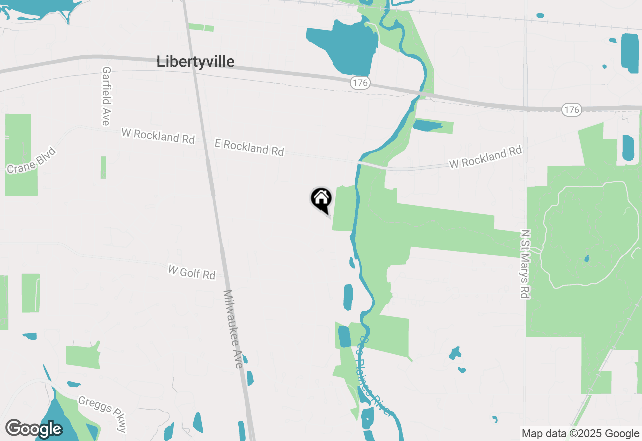 Map of 751 Kenwood Avenue, Libertyville, IL 60048