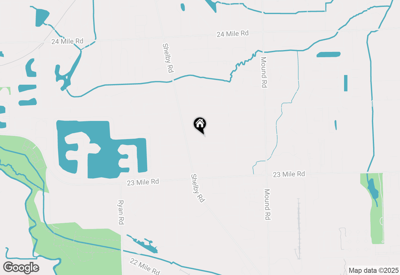 Map of 5000 Woodberry, Shelby Twp, MI 48316