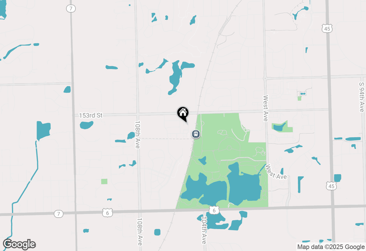 Map of 10652 153rd Place, Orland Park, IL 60462