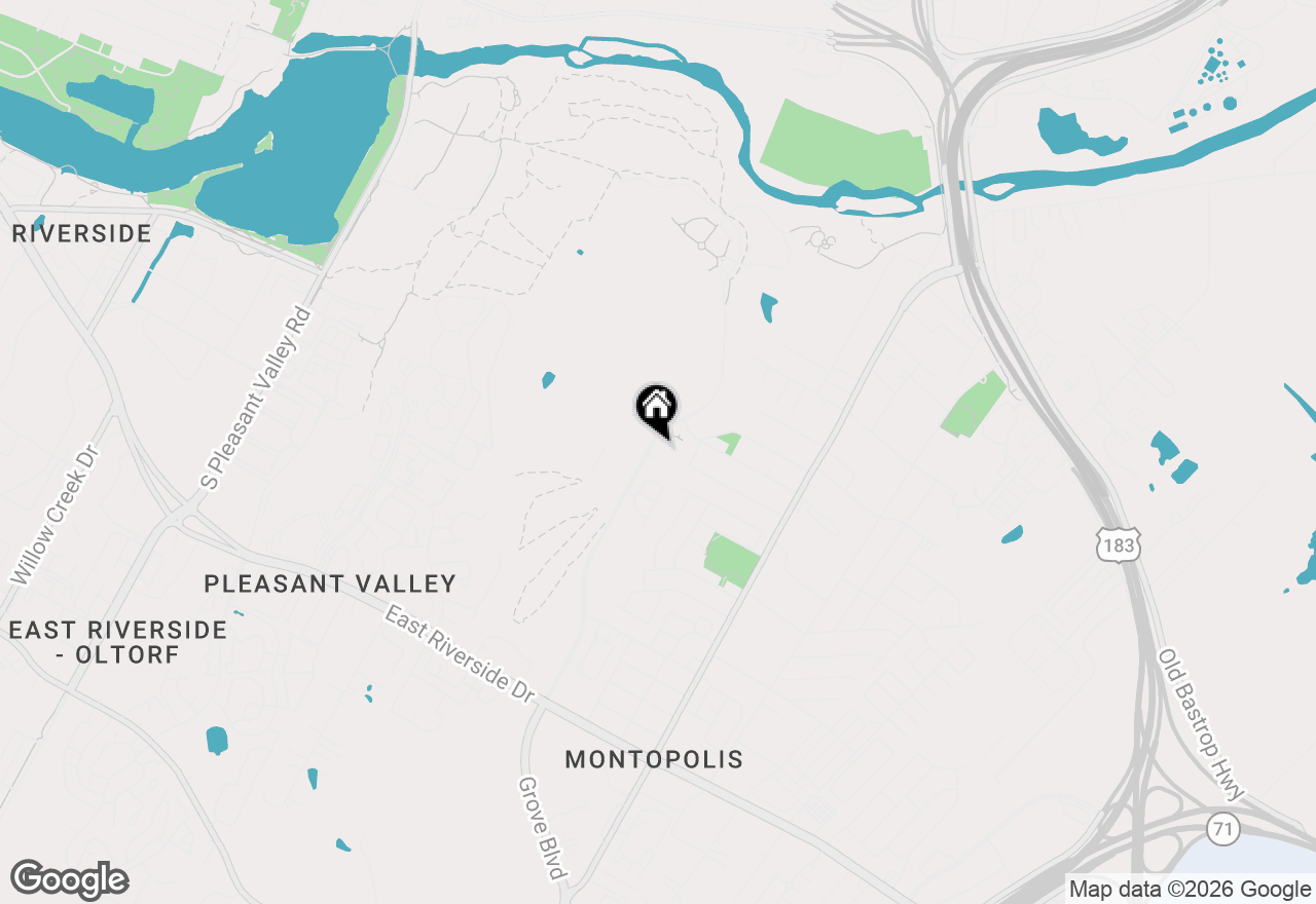 Map of 1101 Grove Blvd #102, Austin, TX 78741