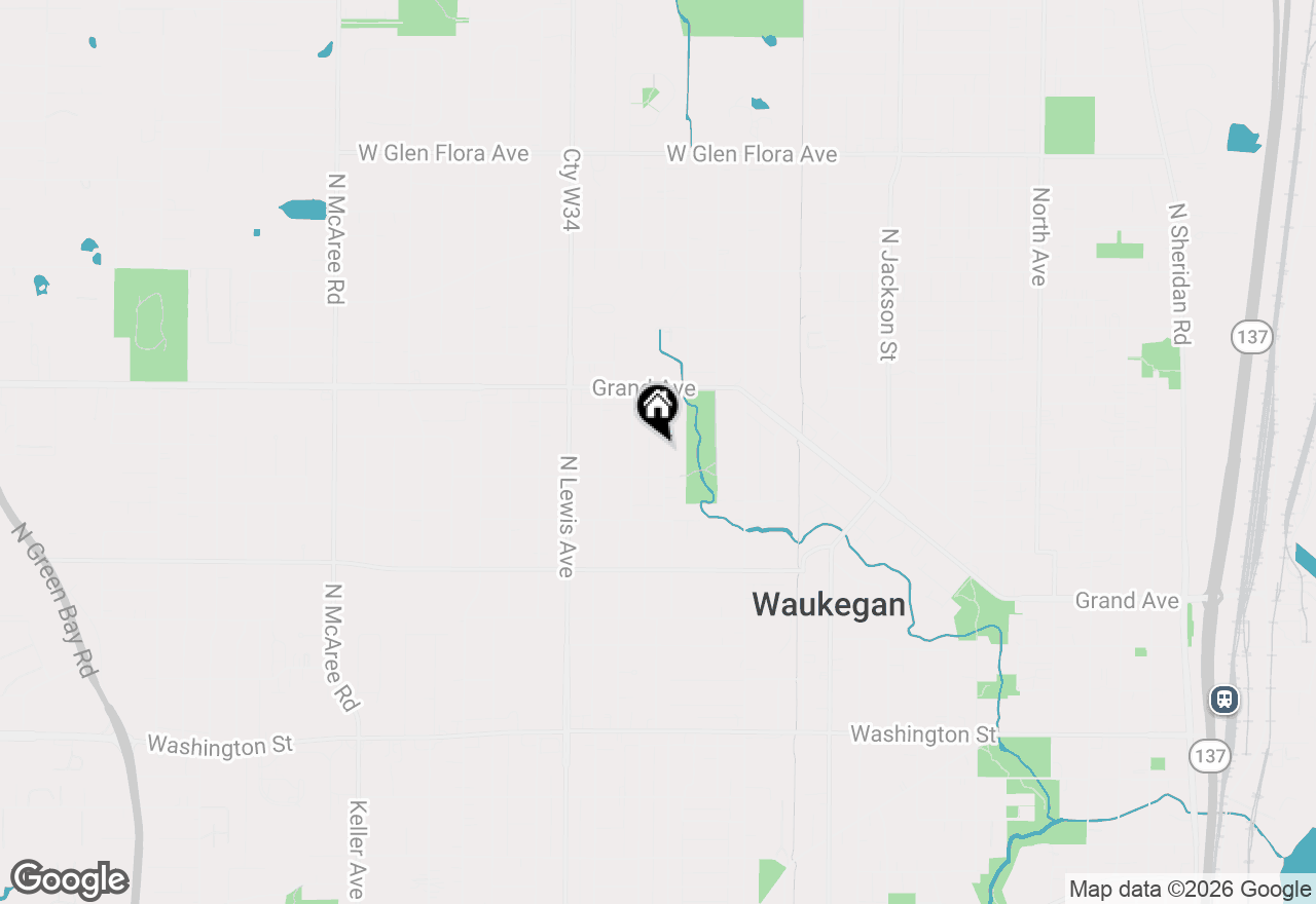 Map of 602 Judge Avenue, Waukegan, IL 60085