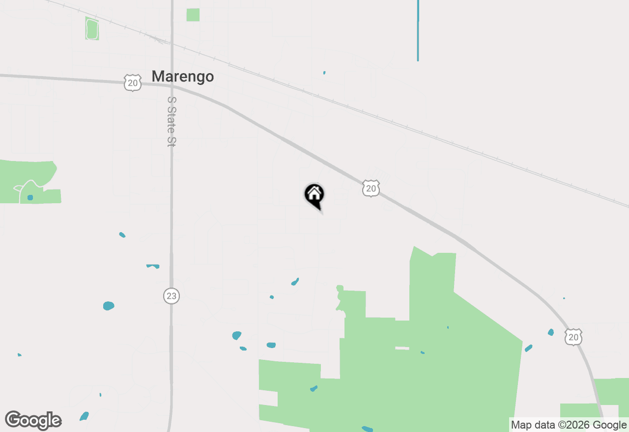 Map of 832 Mary Court, Marengo, IL 60152