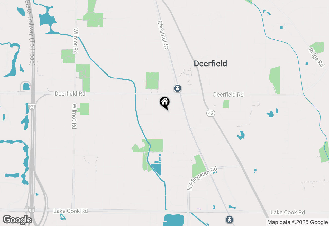 Map of 954 Osterman Avenue, Deerfield, IL 60015