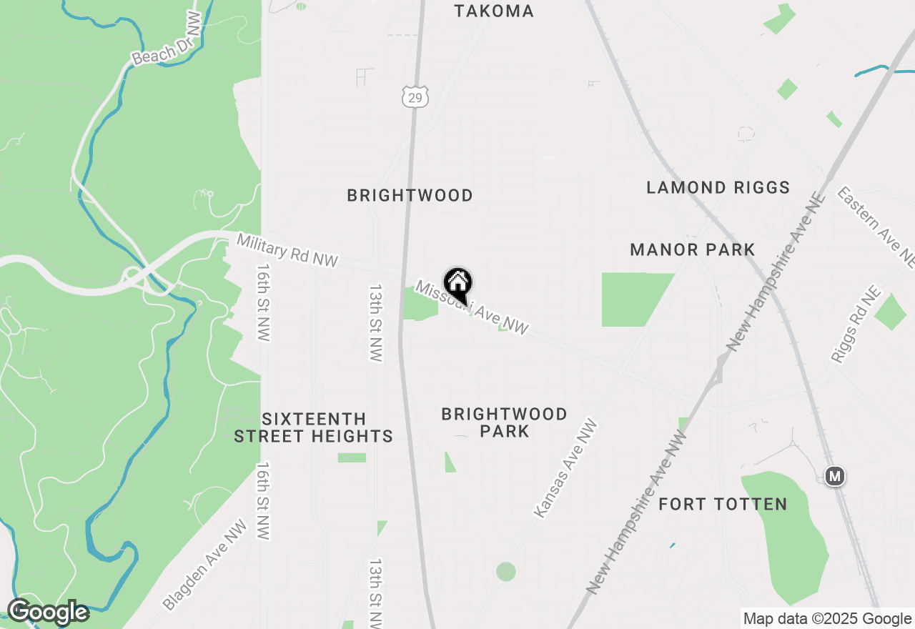 Map of 815 Marietta Place Nw, Washington, DC 20011