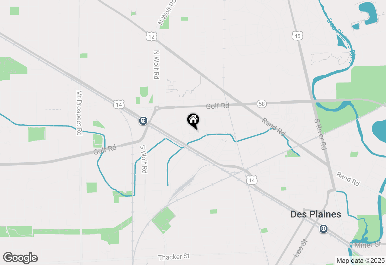 Map of 770 Hanbury Drive, Des Plaines, IL 60016