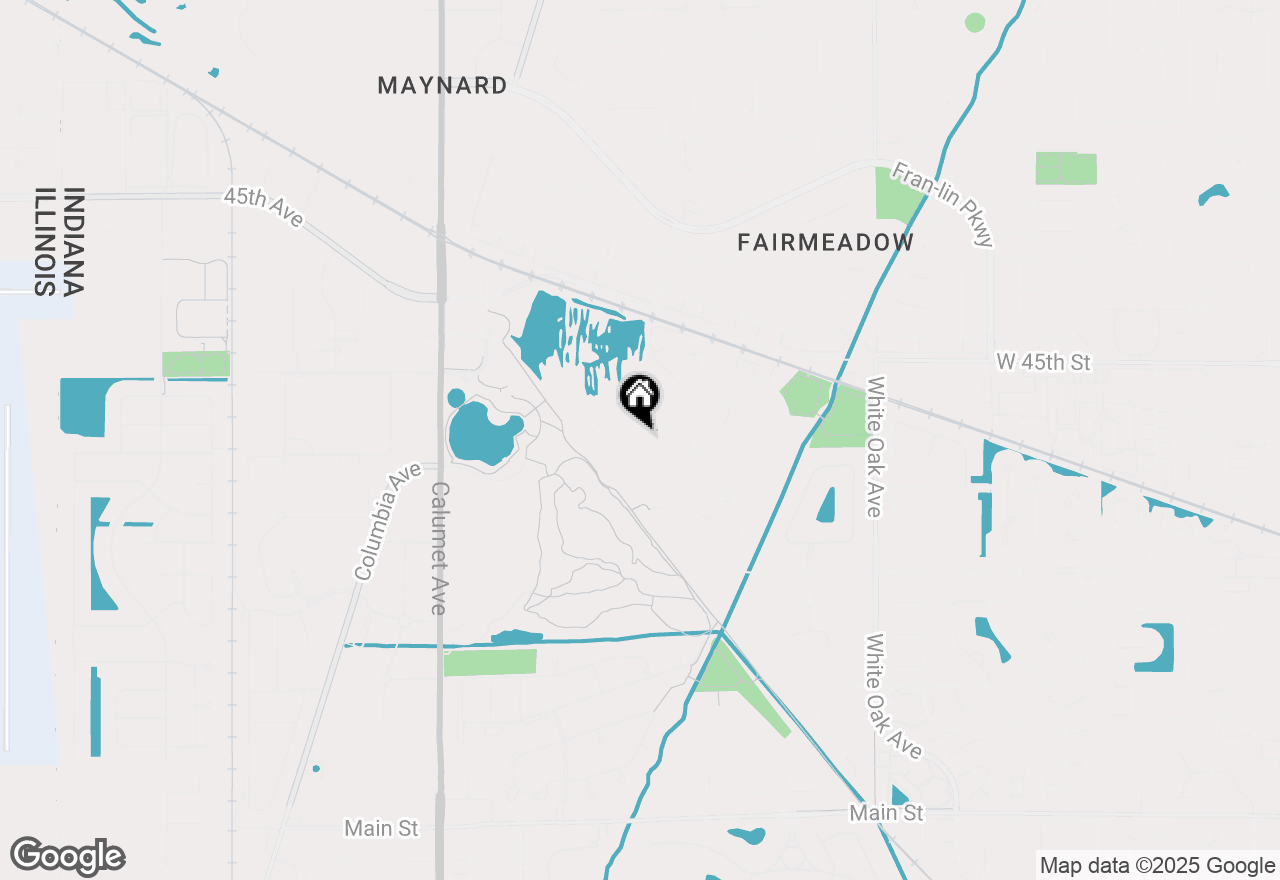 Map of 1148 Thicket Lane, Munster, IN 46321