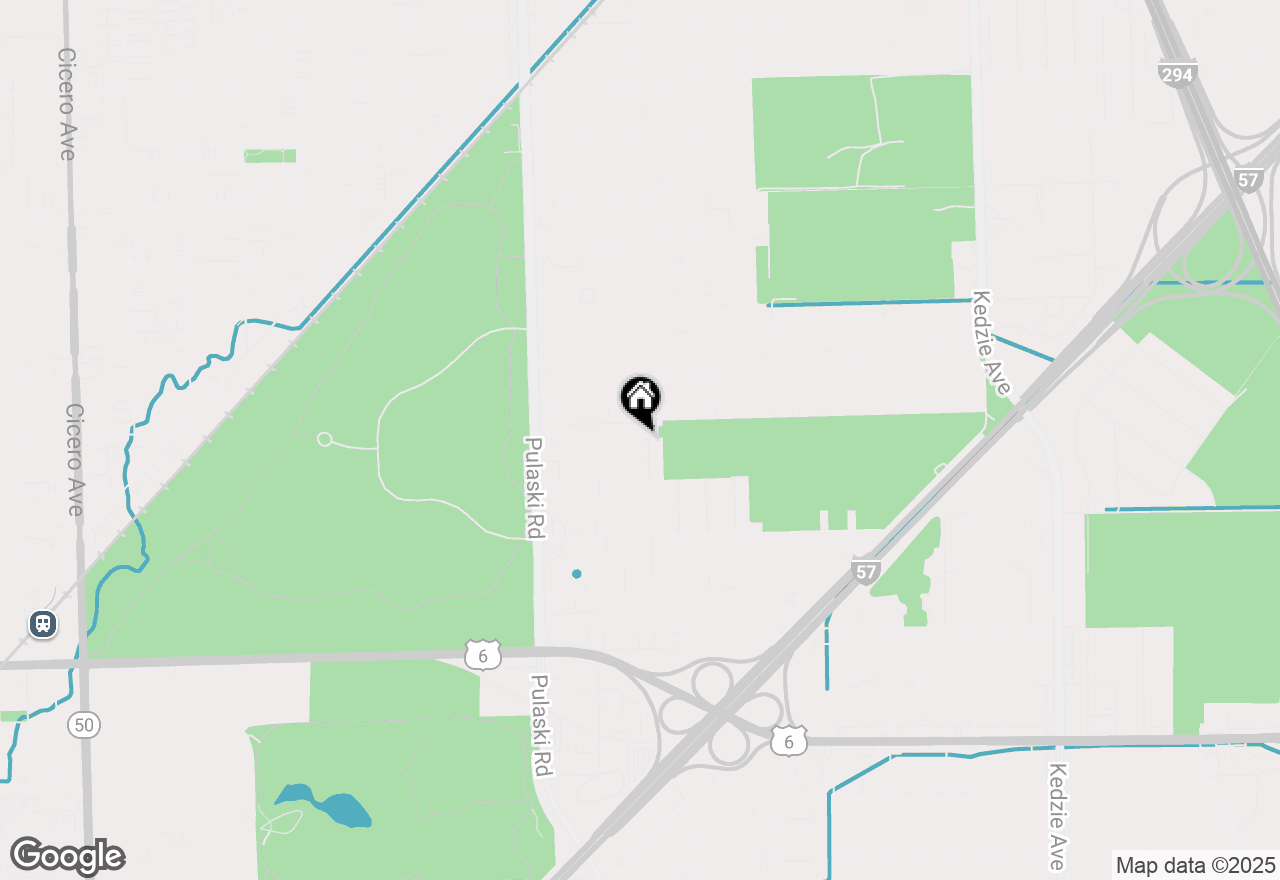 Map of 15412 Hamlin Avenue, Markham, IL 60428