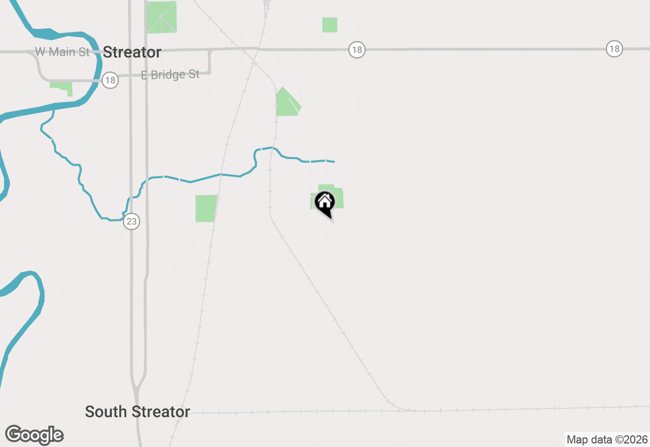 Map of 1004 Holcomb Street, Streator, IL 61364