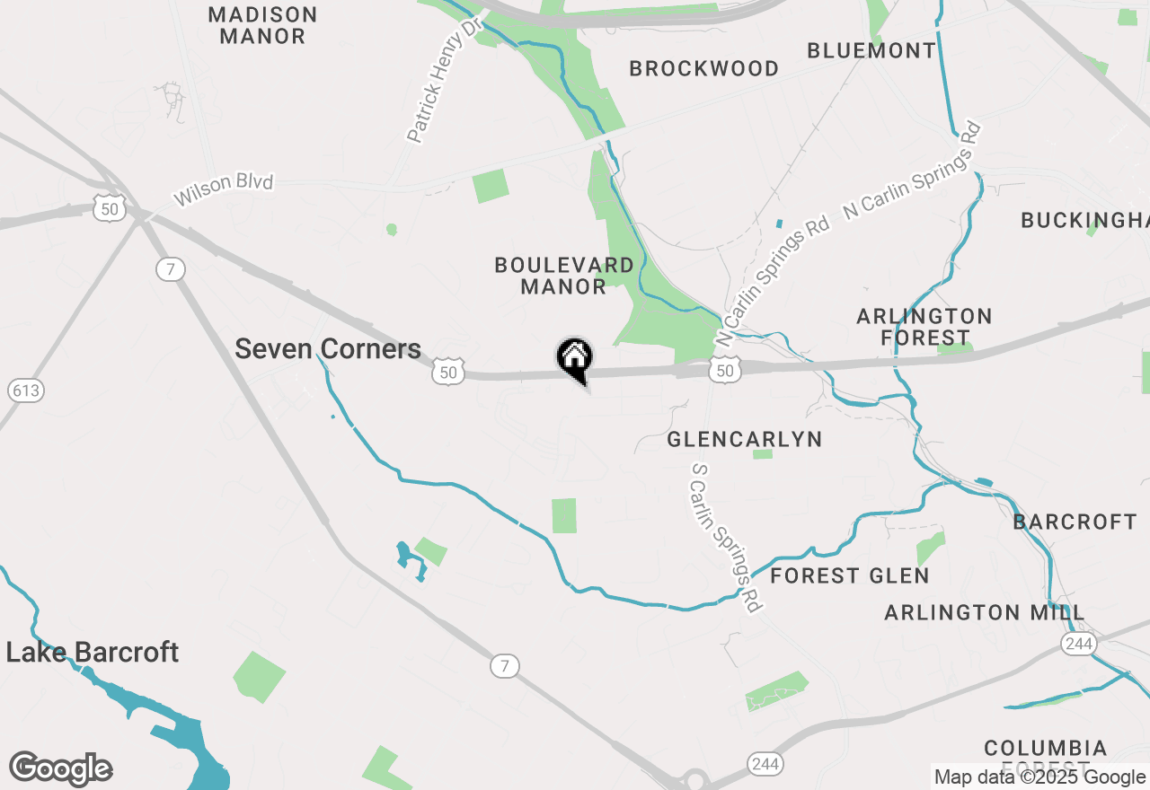 Map of 18 S Montana Street, Arlington, VA 22204