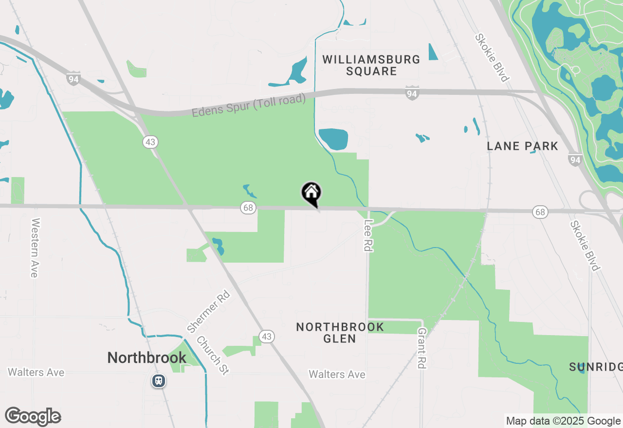 Map of 863 Bittersweet Drive, Northbrook, IL 60062