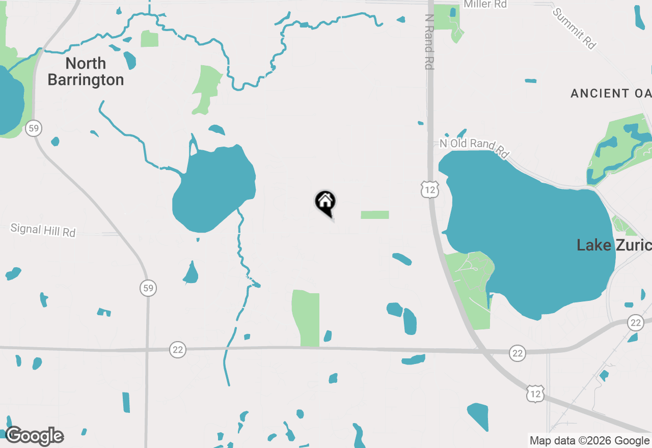 Map of 35 Beech Drive, Lake Zurich, IL 60047