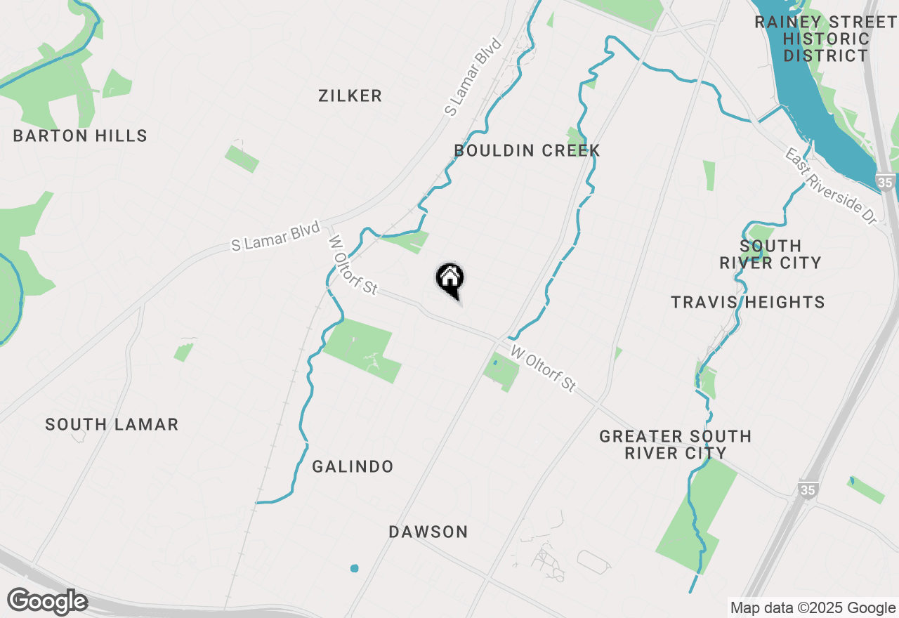 Map of 2309 S 4th Street, Austin, TX 78704