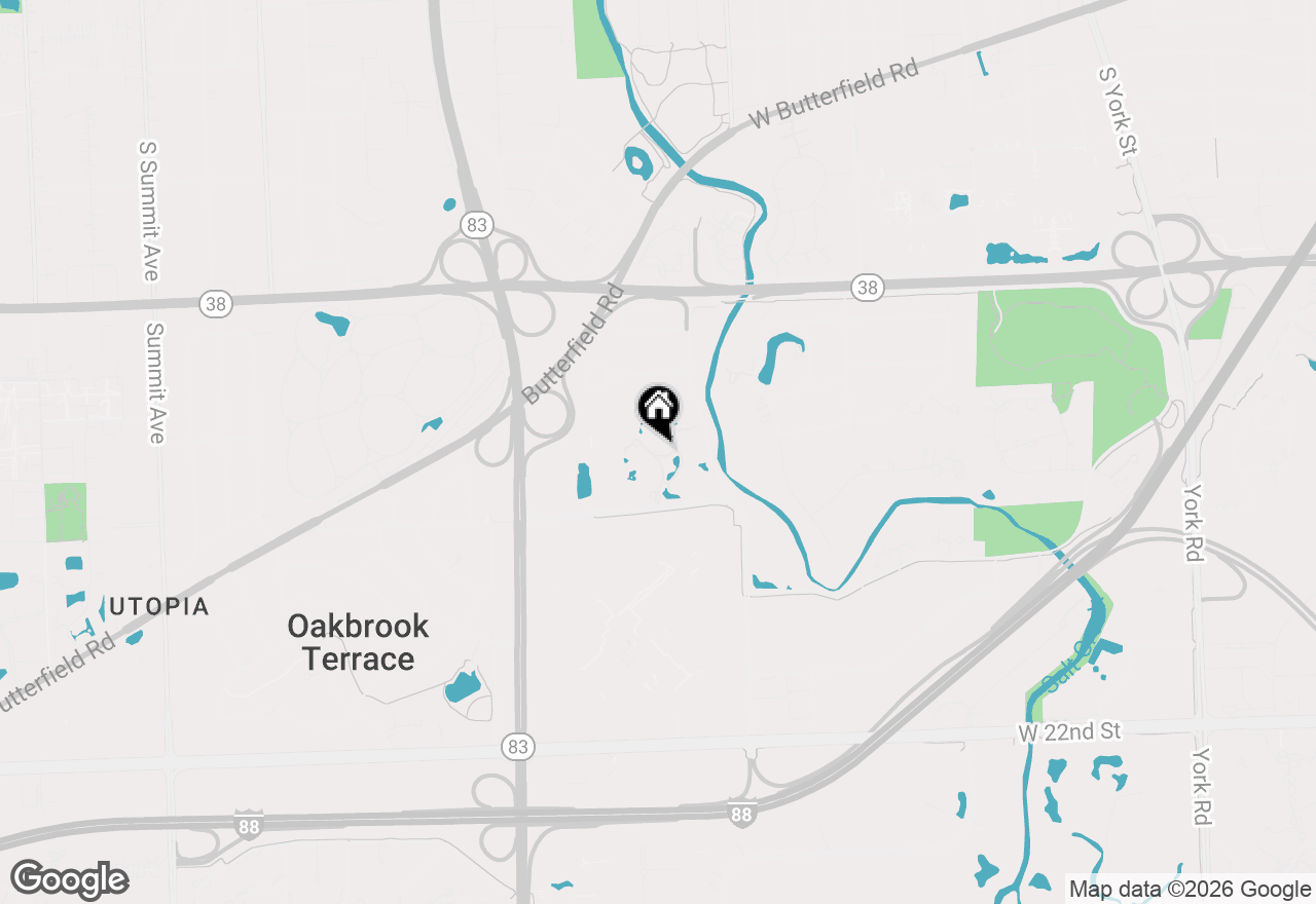 Map of 1 Oak Brook Club Drive #A310, Oak Brook, IL 60523