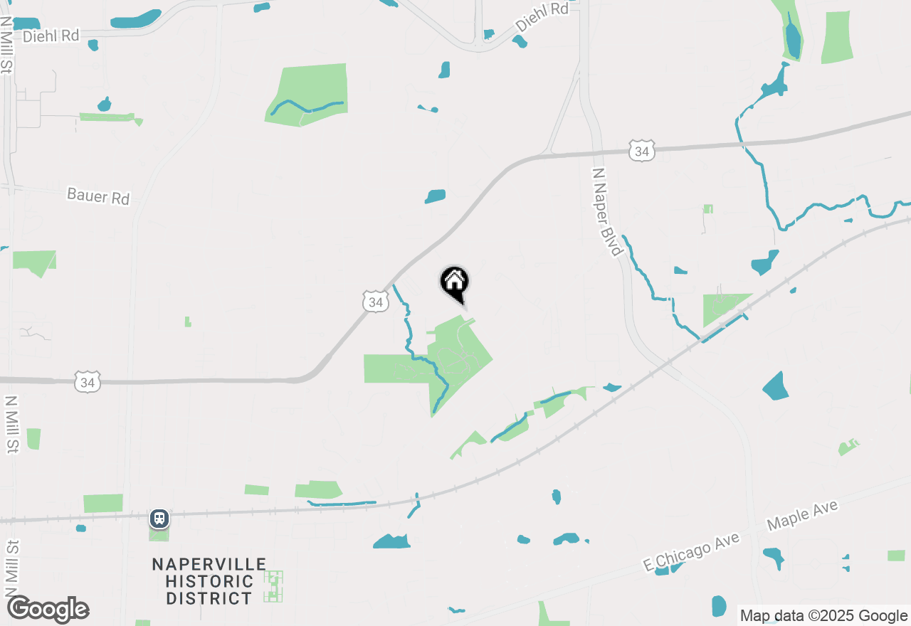 Map of 1124 Brighton Road, Naperville, IL 60563