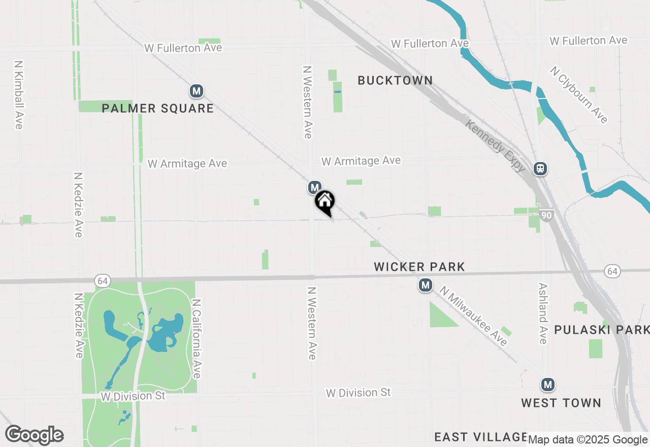 Map of 2330 W Saint Paul Avenue #403D, Chicago, IL 60647