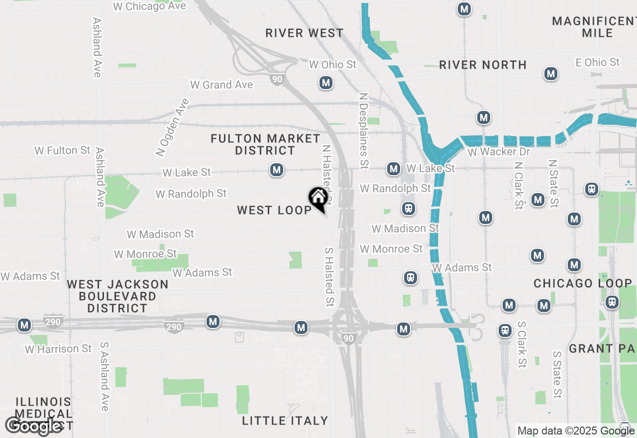 Map of 23 N Green Street #504, Chicago, IL 60607